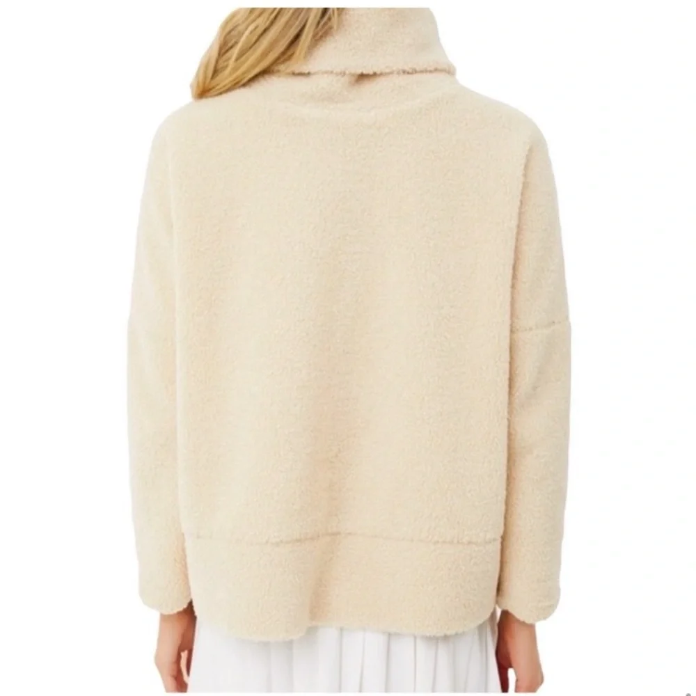 Tuckernuck Sherpa Teddy Turtleneck Sweater - Picture 2 of 7